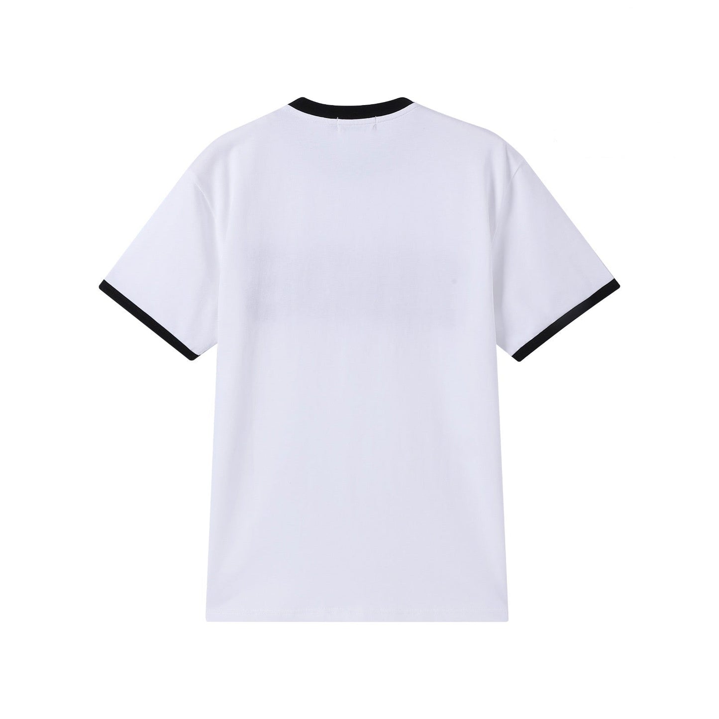 1906 White Premium Chenille Ringer Shirt 3 - Pack – Luxury 3D Stitched Heritage Logo Bundle (True to Size)