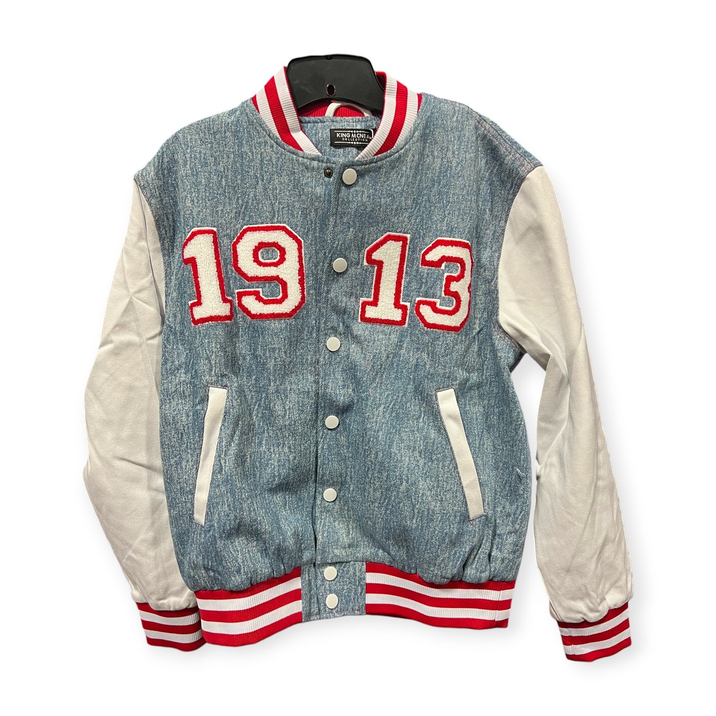 Delta Sigma Theta 1913 Denim Bomber Jacket