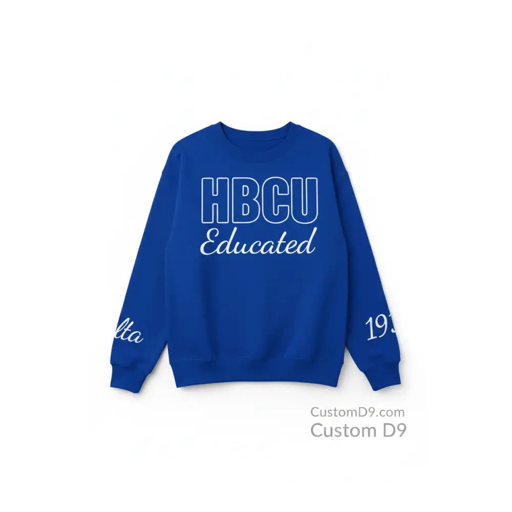 Custom HBCU Zeta Chenille Sweatshirt | Custom D9