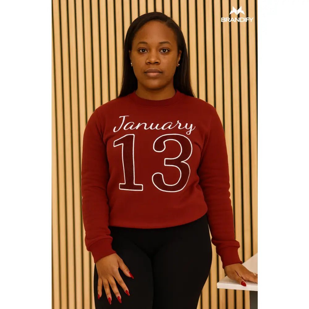 Custom J13 Chenille Sweatshirt | Custom D9