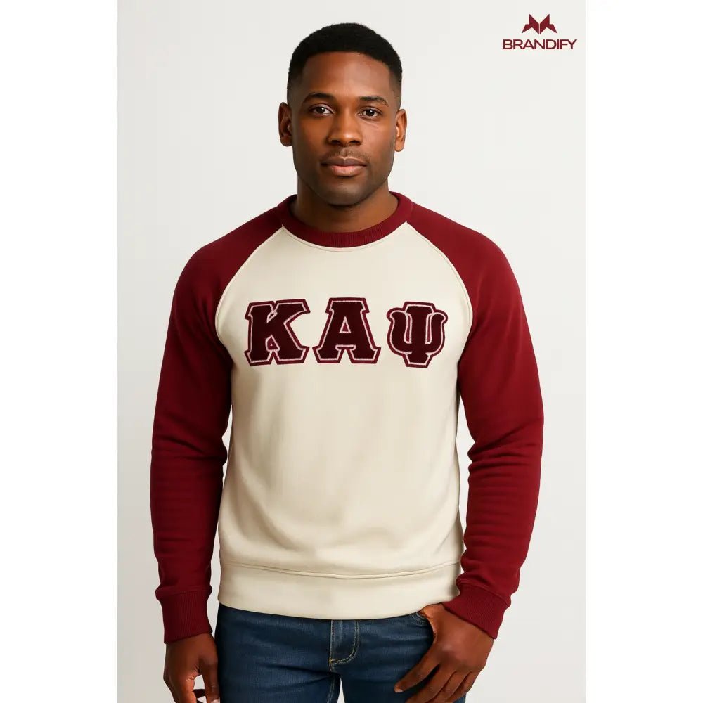 Custom KΑΨ Raglan Chenille Sweatshirt | Custom D9