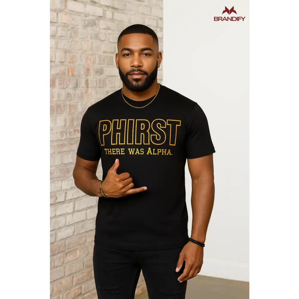 Custom PHIRST Alpha Chenille Tee | Custom D9