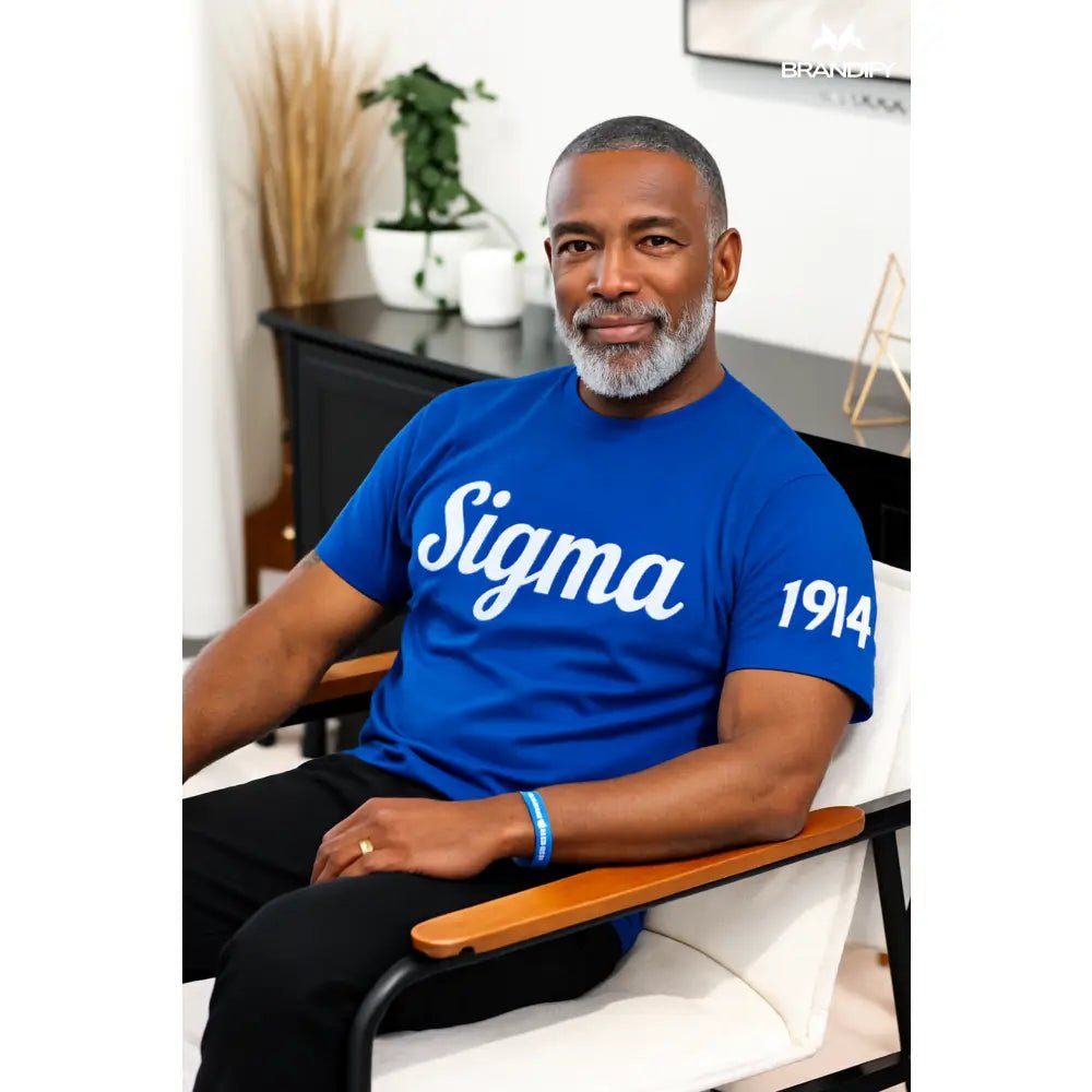 Custom Sigma 1914 Sleeve Chenille Tee | Custom D9