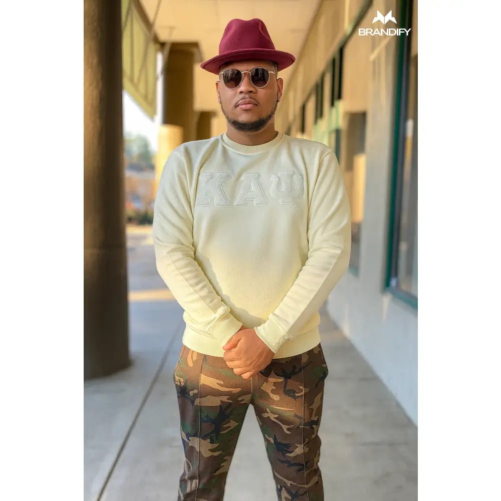 Custom Solid ΚΑΨ Chenille Sweatshirt | Custom D9