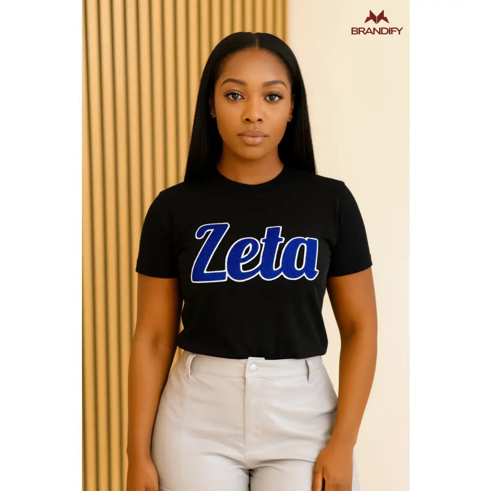 Custom Zeta Chenille Tee | Custom D9