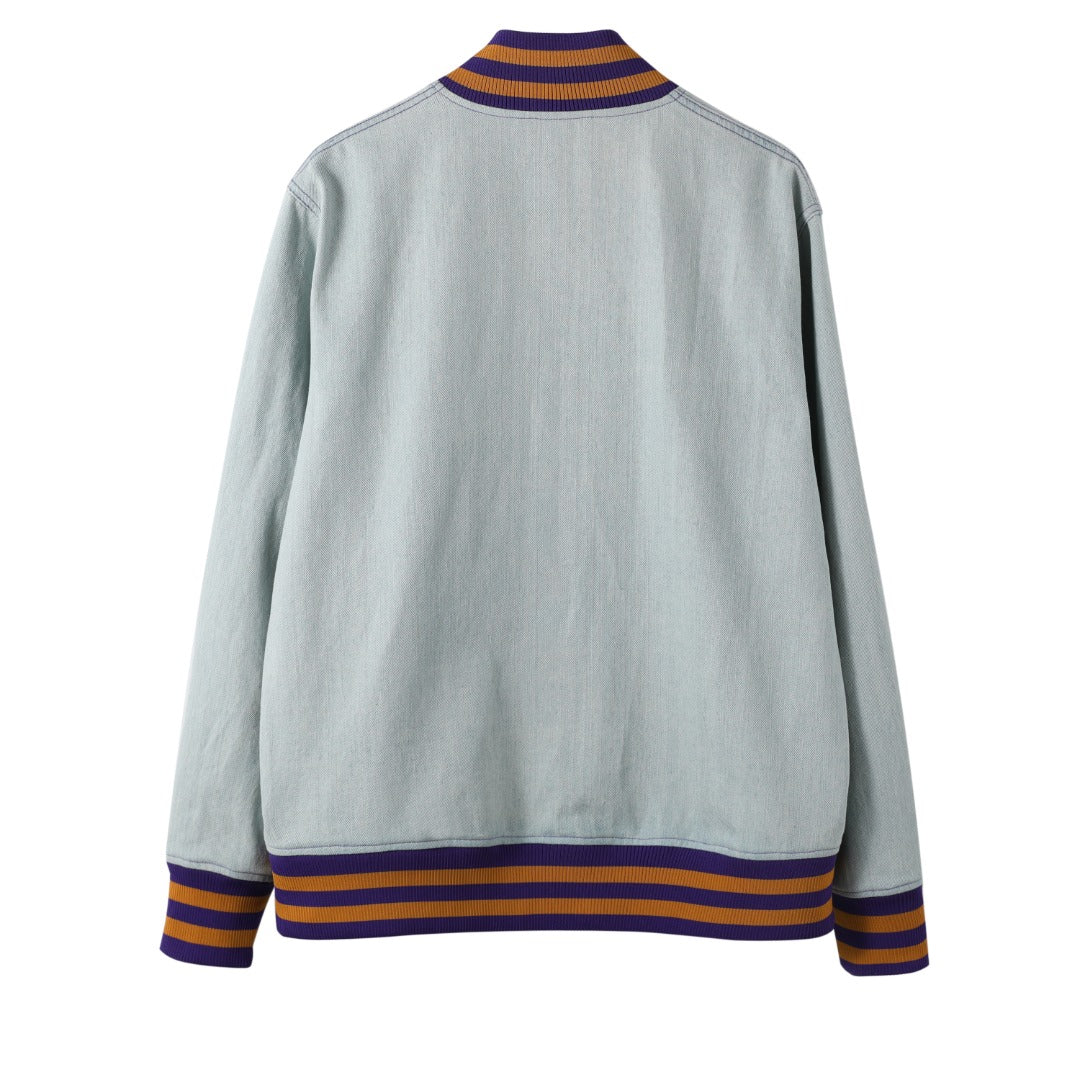 Omega Light Denim Chenille Jacket