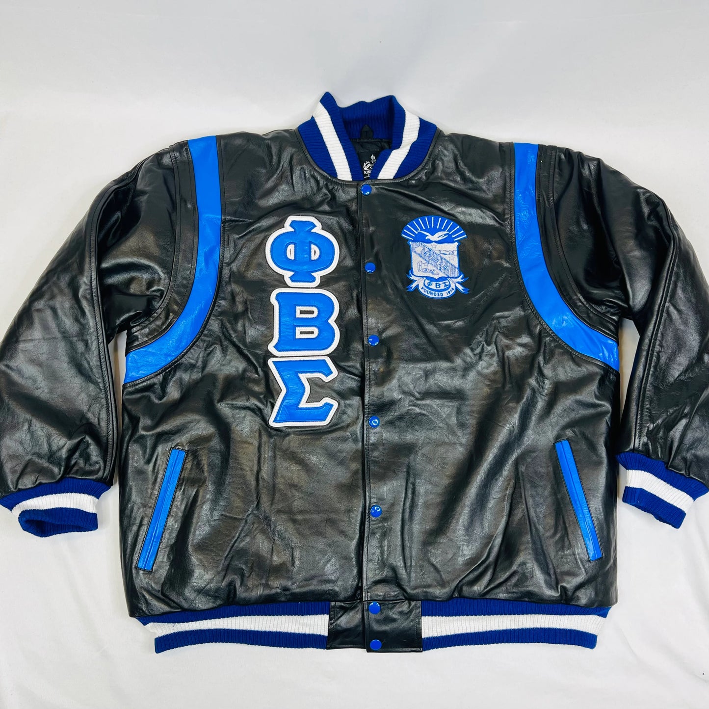 Sigma All Leather Letterman Jacket – 100% Leather