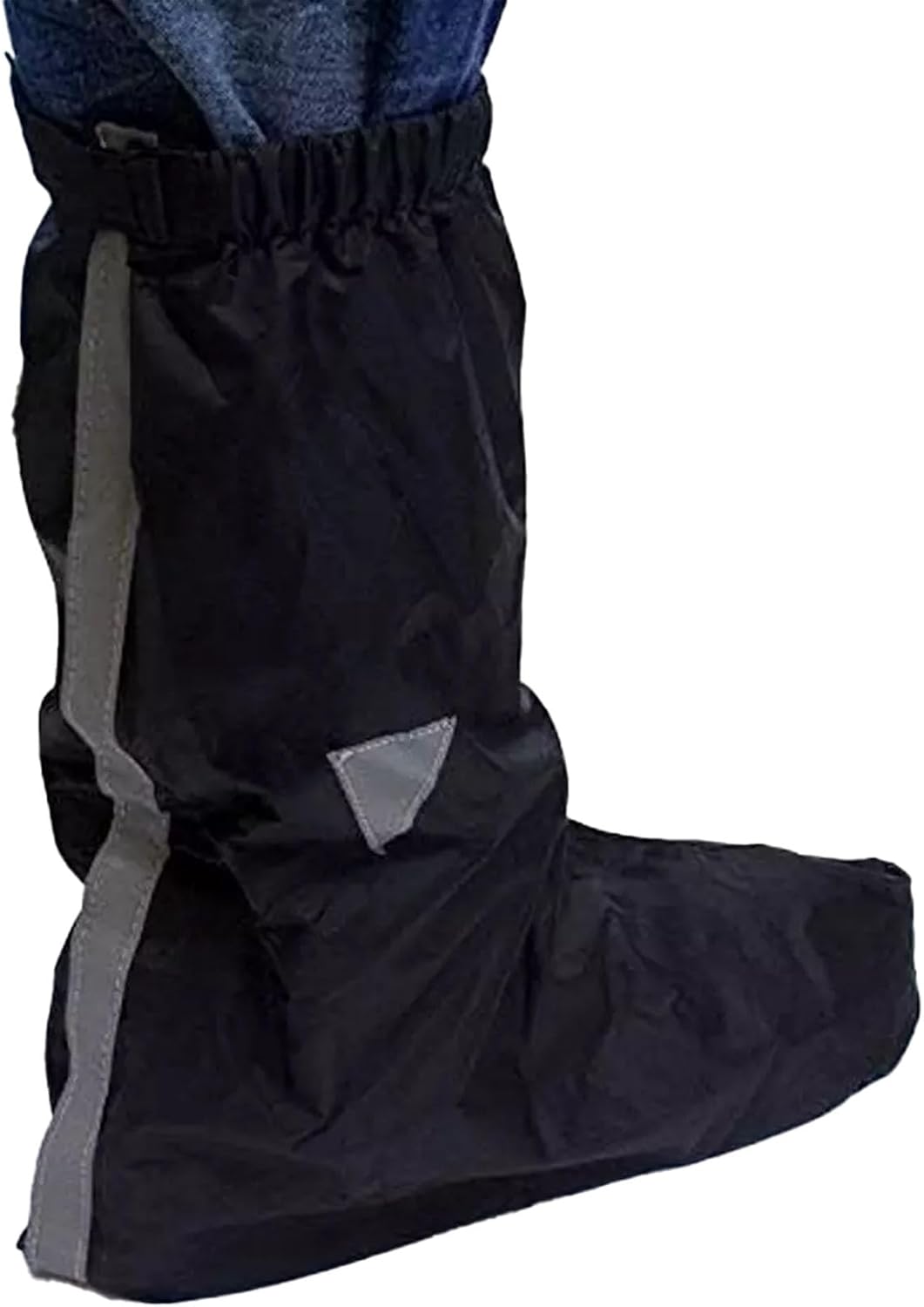 Waterproof Rain Boot Shoe Cover - Reusable Foldable Over Shoe with Velcro Zipper Small