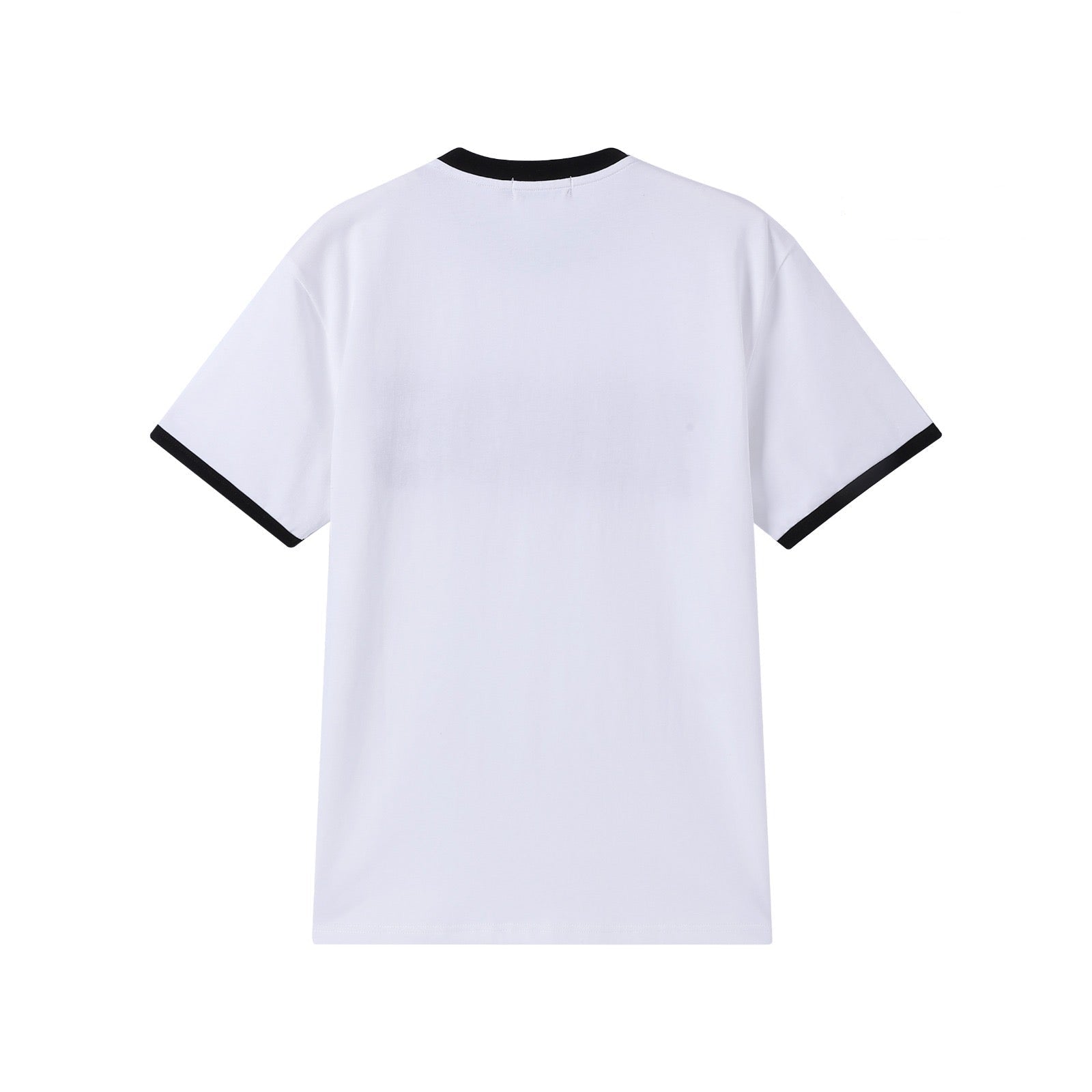 1906 White Premium Chenille Ringer Shirt 3 - Pack – Luxury 3D Stitched Heritage Logo Bundle (True to Size)