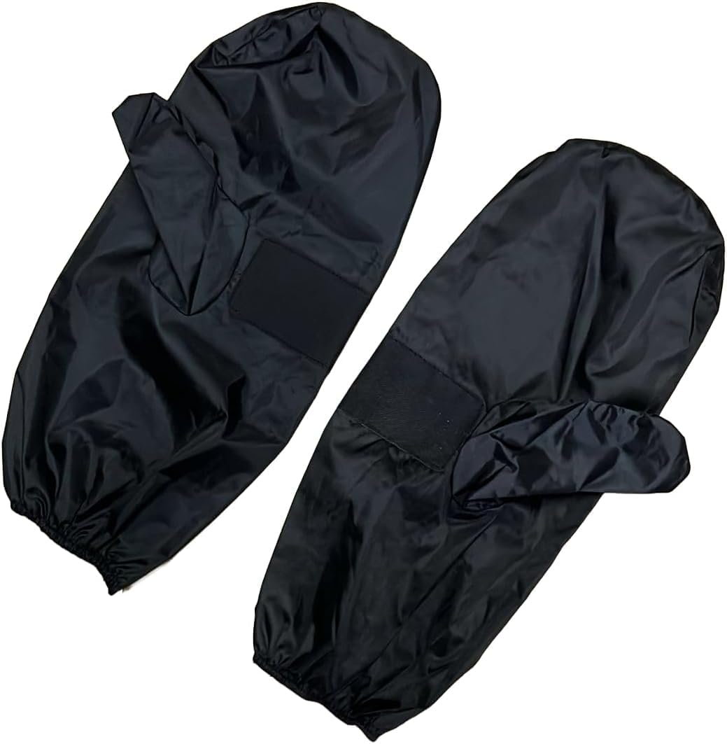 DCT Waterproof Rain Gloves Cover for Motorcycle, Bicycle Riders - Fits Medium and Large