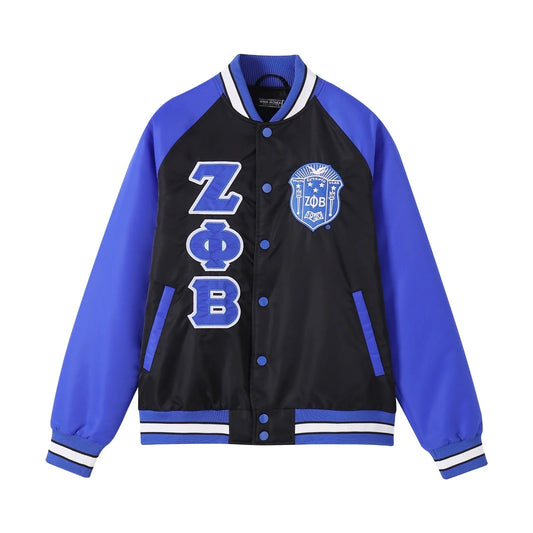 Black Zeta Bomber Jacket – Custom Lining