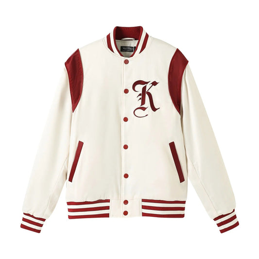 Kappa Alpha Psi Cream Bomber Jacket