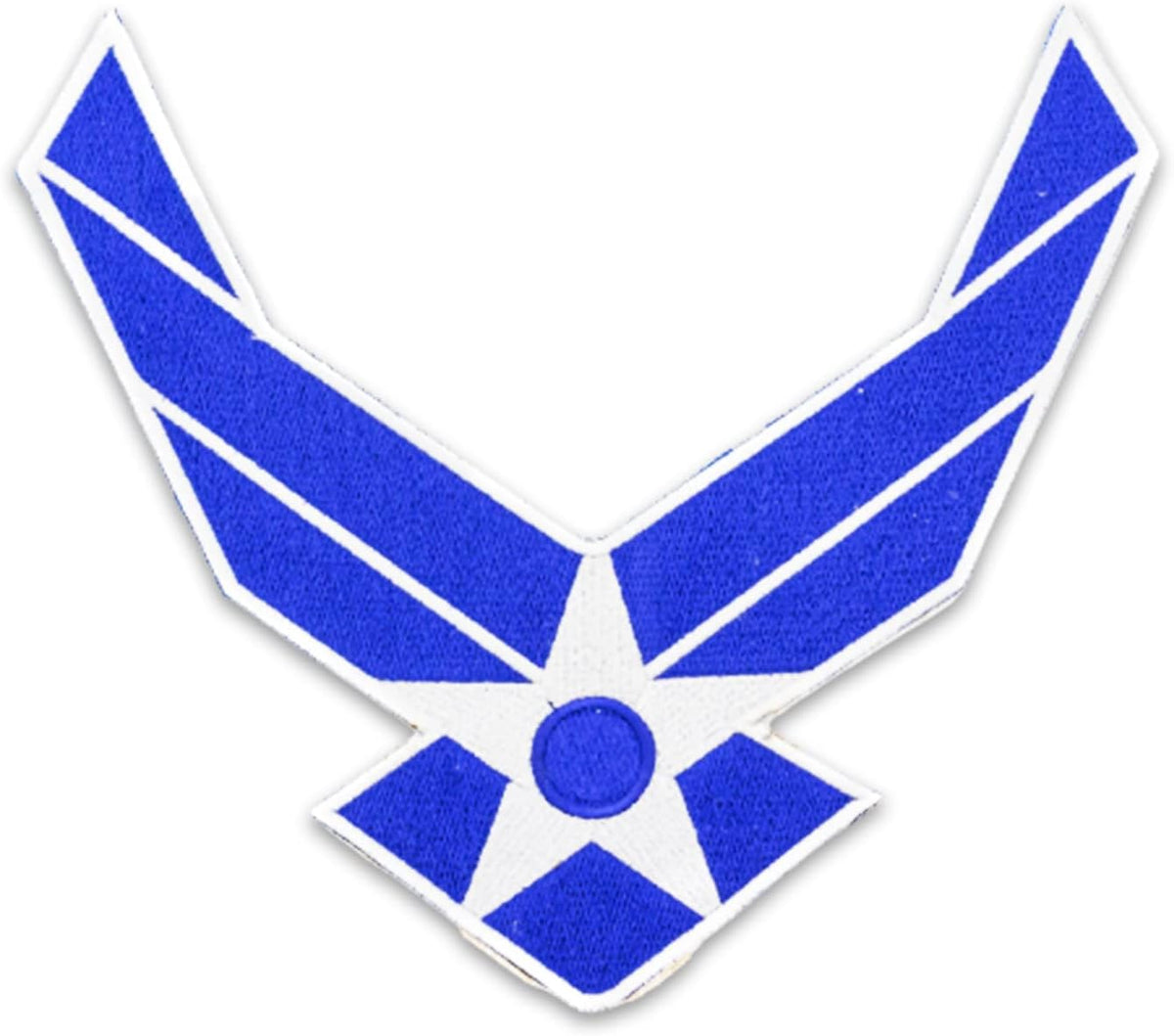 Air Force Center Back Patch - Winged Modern Design for Biker Vest Jacket