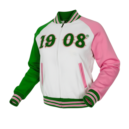 AKA 1908 Fleece Varsity Jacket – 3 - Piece Heritage Bundle