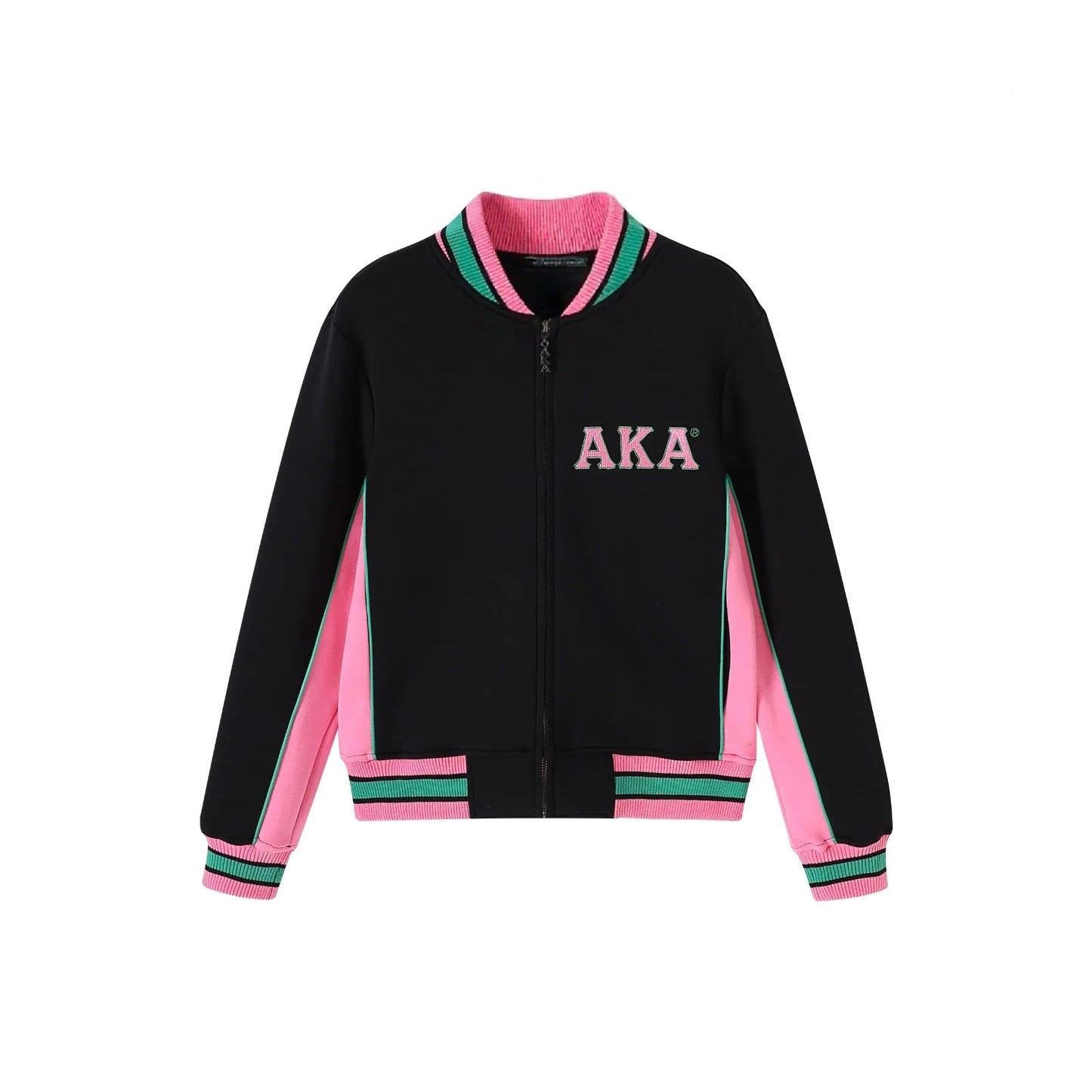 AKA Black Air Tech Fleece Warm - Up Jacket – 3 - Piece Performance Bundle