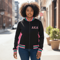 AKA Black Air Tech Fleece Warm - Up Jacket – 3 - Piece Performance Bundle