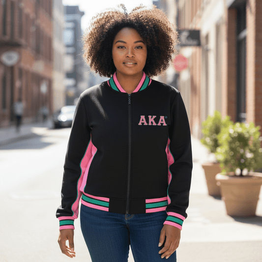 AKA Black Air Tech Fleece Warm - Up Jacket – 3 - Piece Performance Bundle