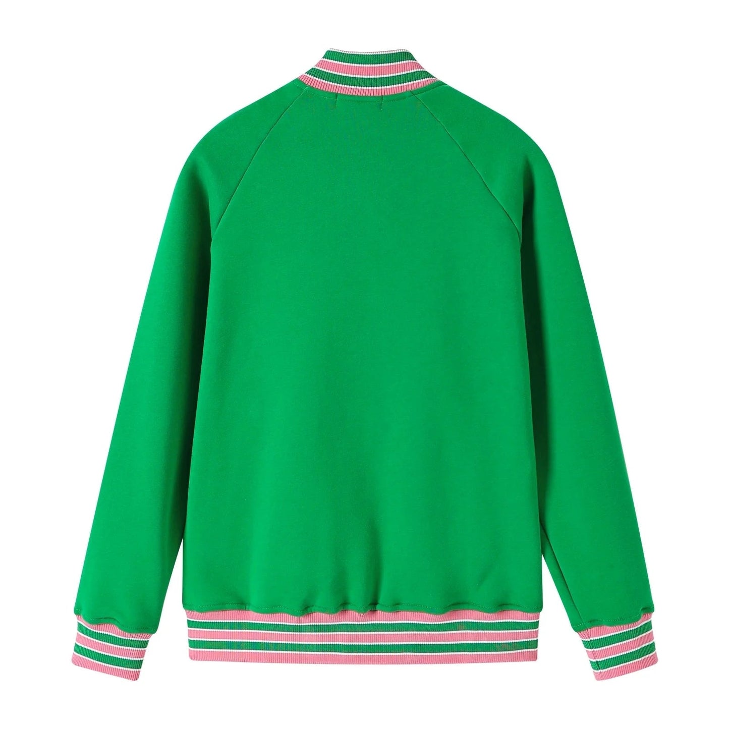 AKA Green Fleece Letterman Jacket – 3 - Piece Heritage Bundle (Unisex Sizing)