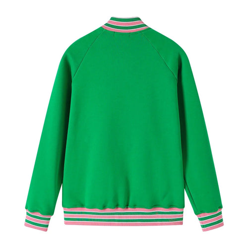 AKA Green Fleece Letterman Jacket – 3 - Piece Heritage Bundle (Unisex Sizing)