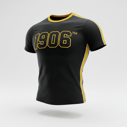 Alpha 1906 Black & Old Gold Premium Shirt 5 - Pack – Luxury Embroidered Tipped Cotton Bundle (True to Size)