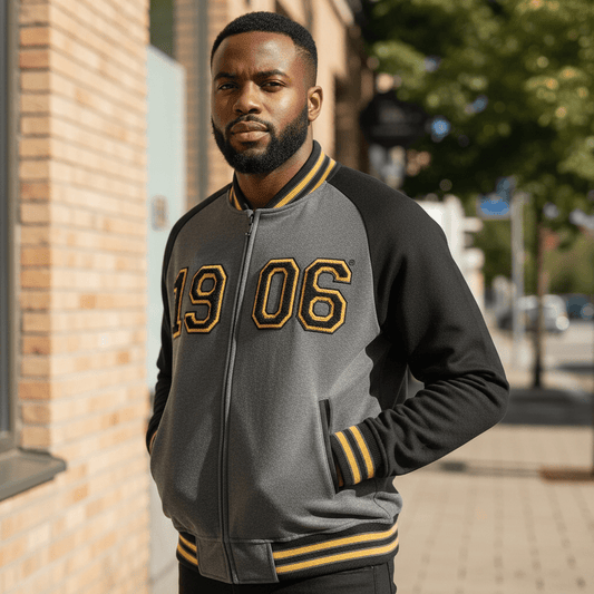 Alpha 1906 Dark Grey Varsity Fleece – 350 GSM 2 - Piece Bundle