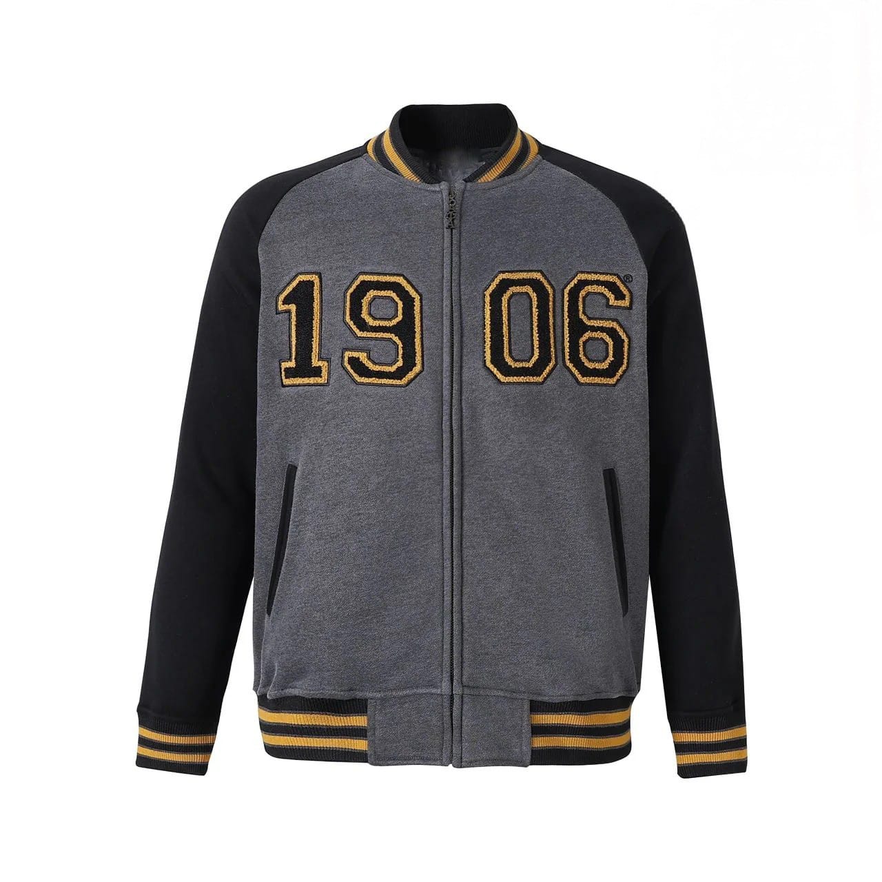 Alpha 1906 Dark Grey Varsity Fleece – 350 GSM 2 - Piece Bundle