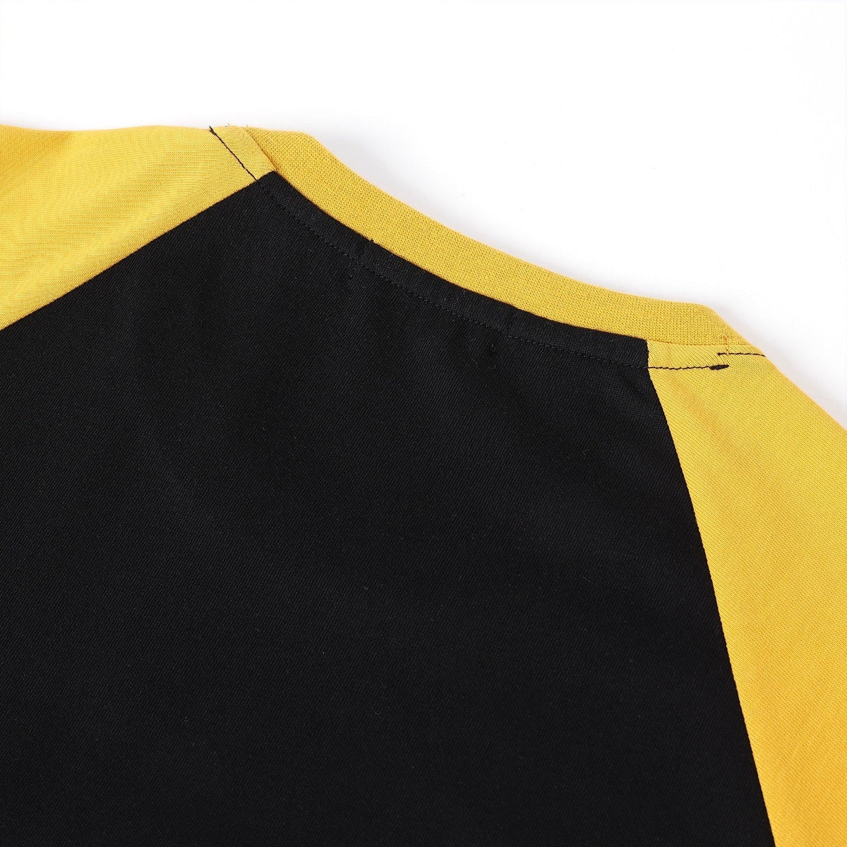 Alpha Black Premium Chenille Raglan Shirt 3 - Pack – Luxury 3D Stitched Old Gold Heritage Bundle (True to Size)