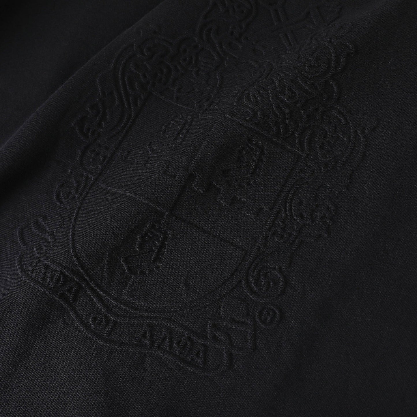 Alpha Black Tapered Premium Crest Shirt 3 - Pack – Luxury Embossed Tonal Athletic Bundle (True to Size)