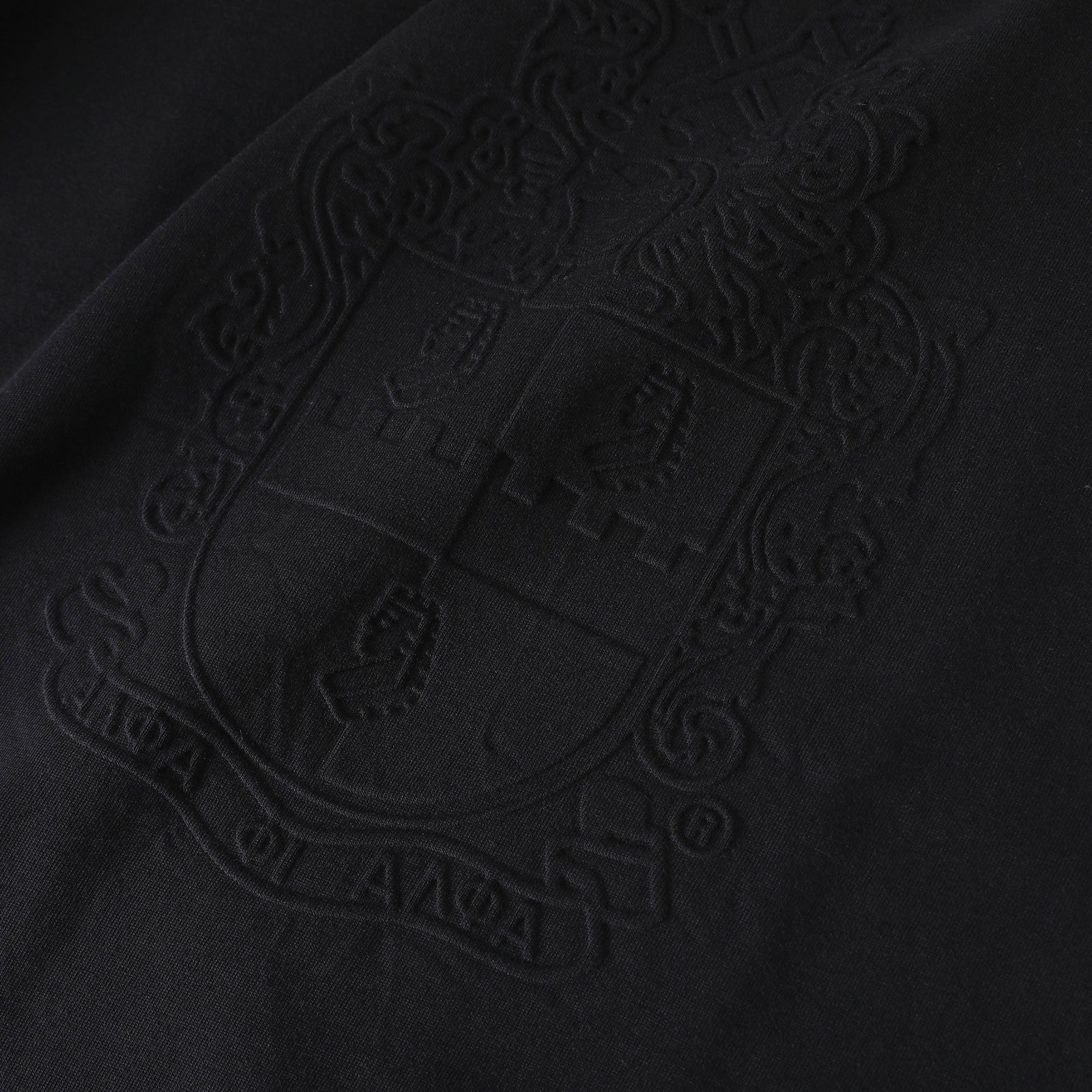 Alpha Black Tapered Premium Crest Shirt 3 - Pack – Luxury Embossed Tonal Athletic Bundle (True to Size)