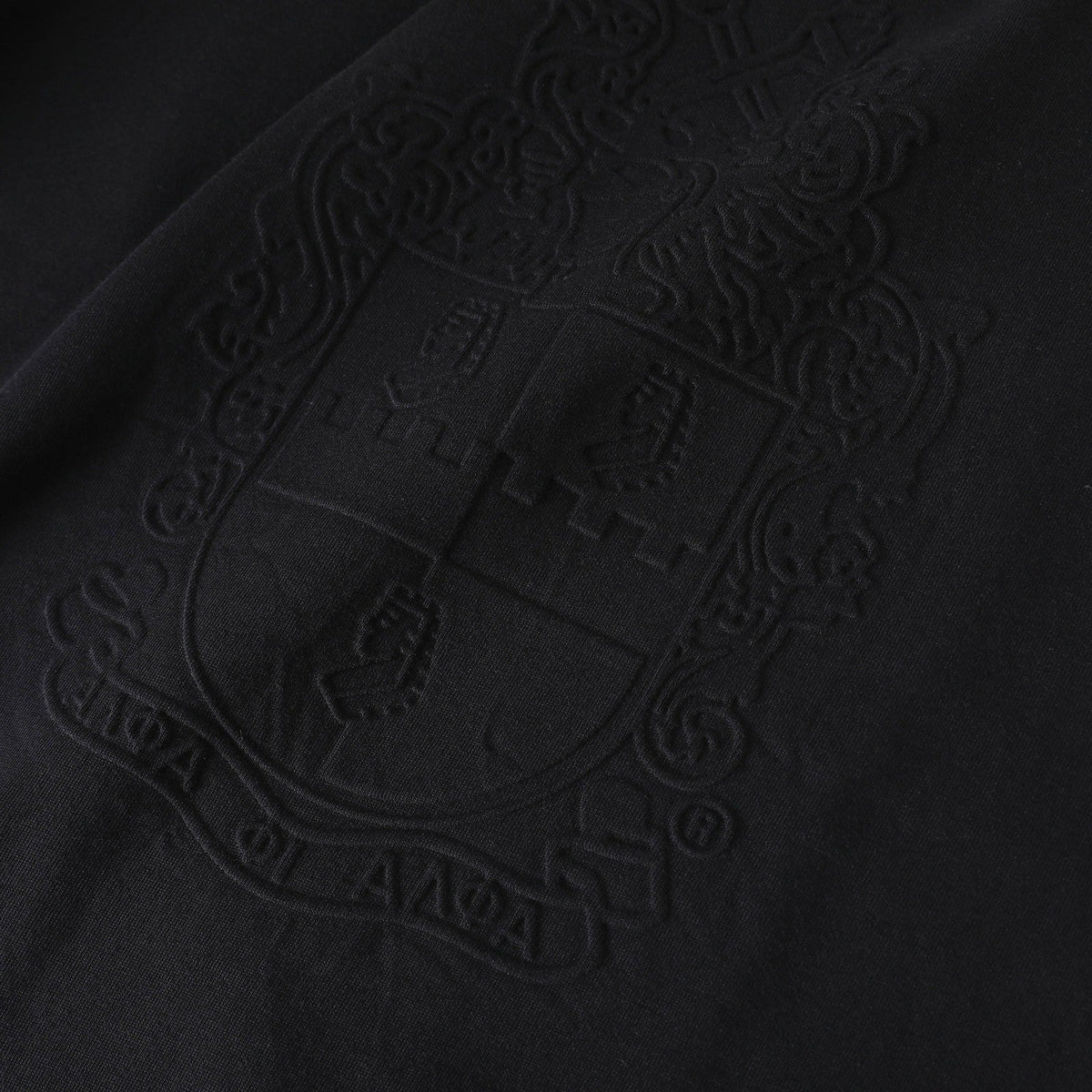 Alpha Black Tapered Premium Crest Shirt 3 - Pack – Luxury Embossed Tonal Athletic Bundle (True to Size)