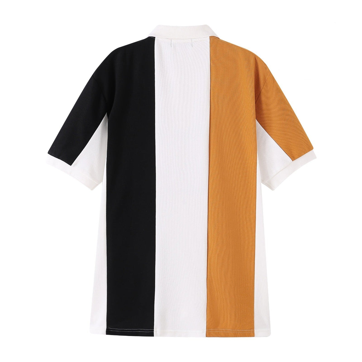 Alpha Color - block Premium Polo Shirt 3 - Pack – Luxury Multi - Tone Embroidered Cotton Blend Bundle (True to Size)