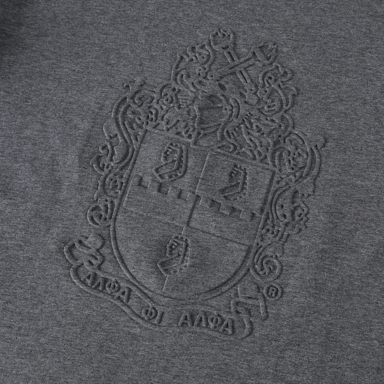Alpha Gray Tapered Premium Crest Shirt 3 - Pack – Luxury Embossed Tonal Athletic Bundle (True to Size)