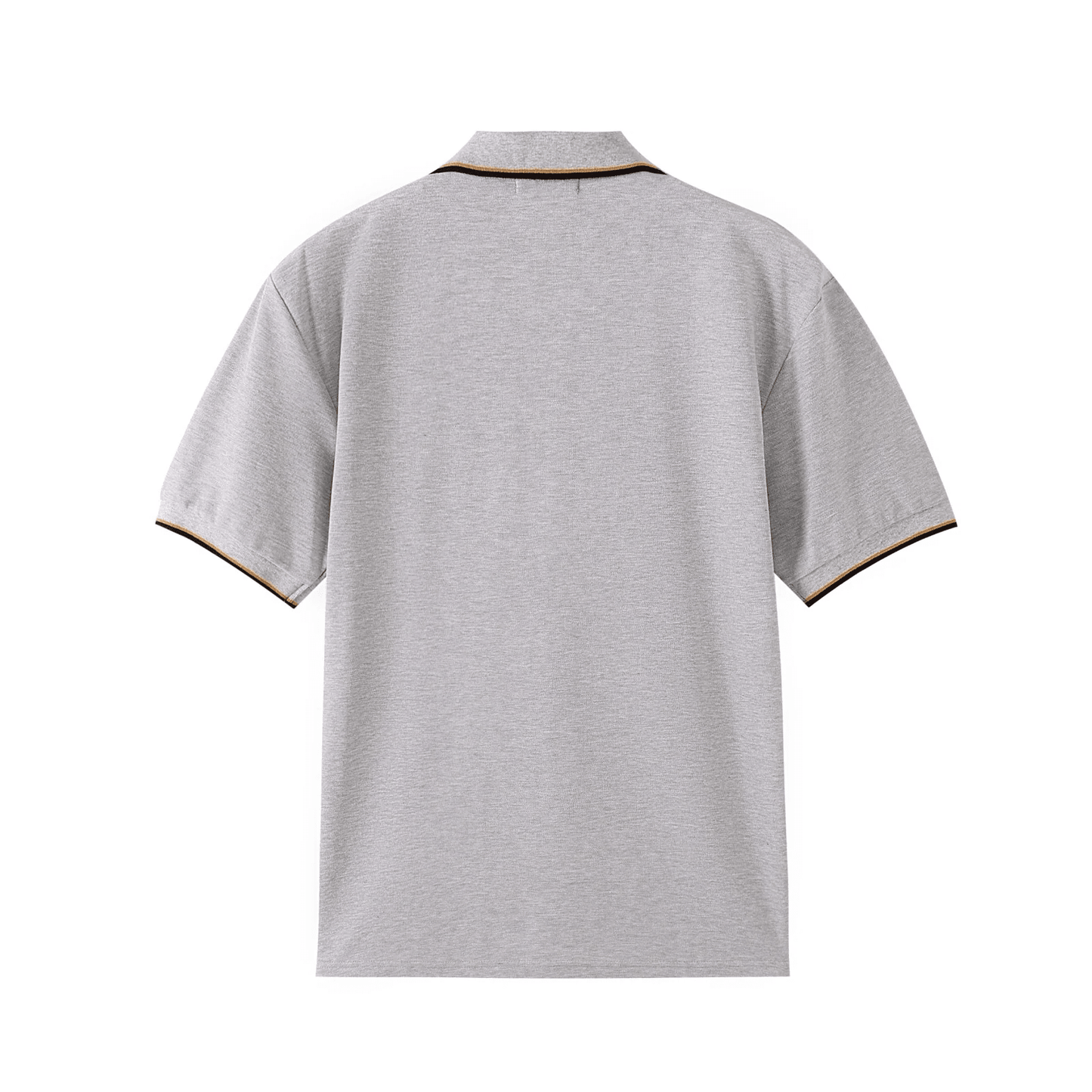 Alpha Grey Premium Polo Shirt 3 - Pack – Luxury Cotton Blend Embroidered Polo Bundle (True to Size)