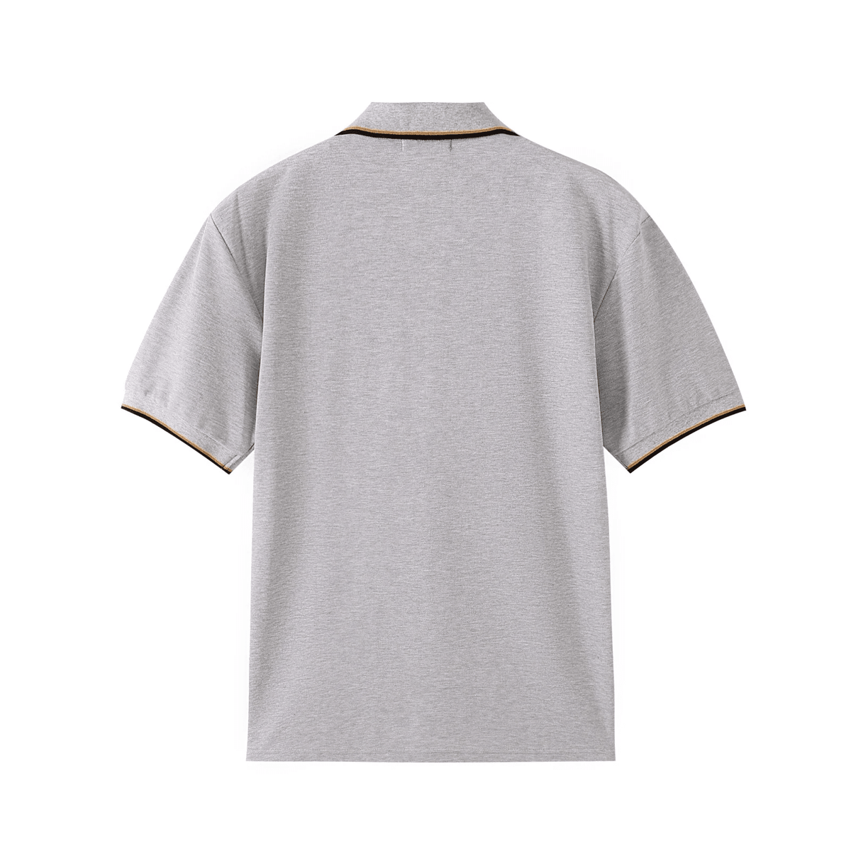 Alpha Grey Premium Polo Shirt 3 - Pack – Luxury Cotton Blend Embroidered Polo Bundle (True to Size)