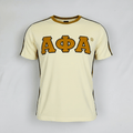 Alpha Neutral Premium Tipped Shirt 5 - Pack – Luxury Embroidered Cotton Ringer Bundle (True to Size)
