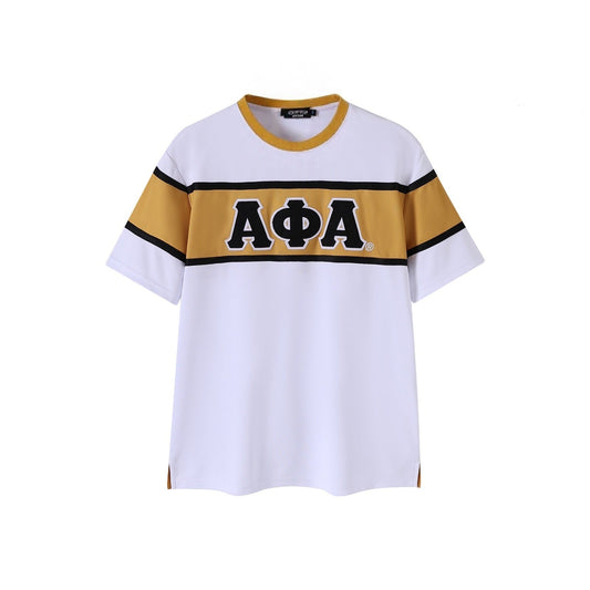Alpha Premium Baseball Jersey 3 - Pack – Luxury Embroidered Black, Old Gold, and White Athletic Bundle (True to Size)