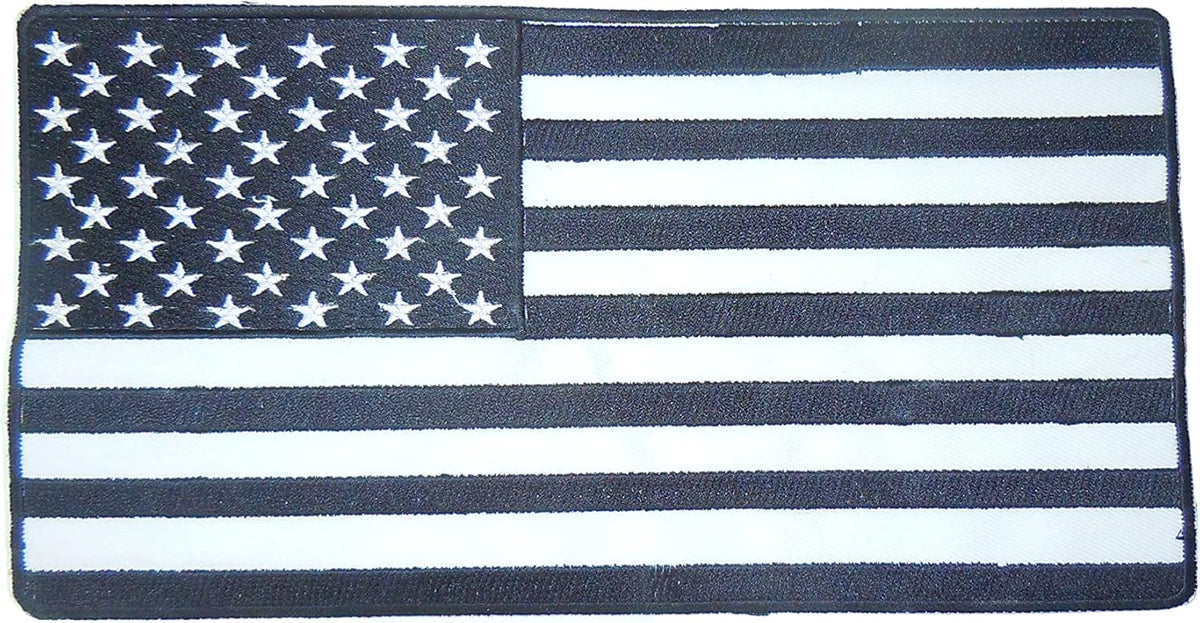 American Flag Center Back Patch - USA Patriotic for Biker Vest Jacket