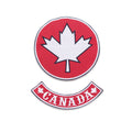 Canada Maple Leaf Center Bottom Back Patch - for Biker Vest Jacket Canadian