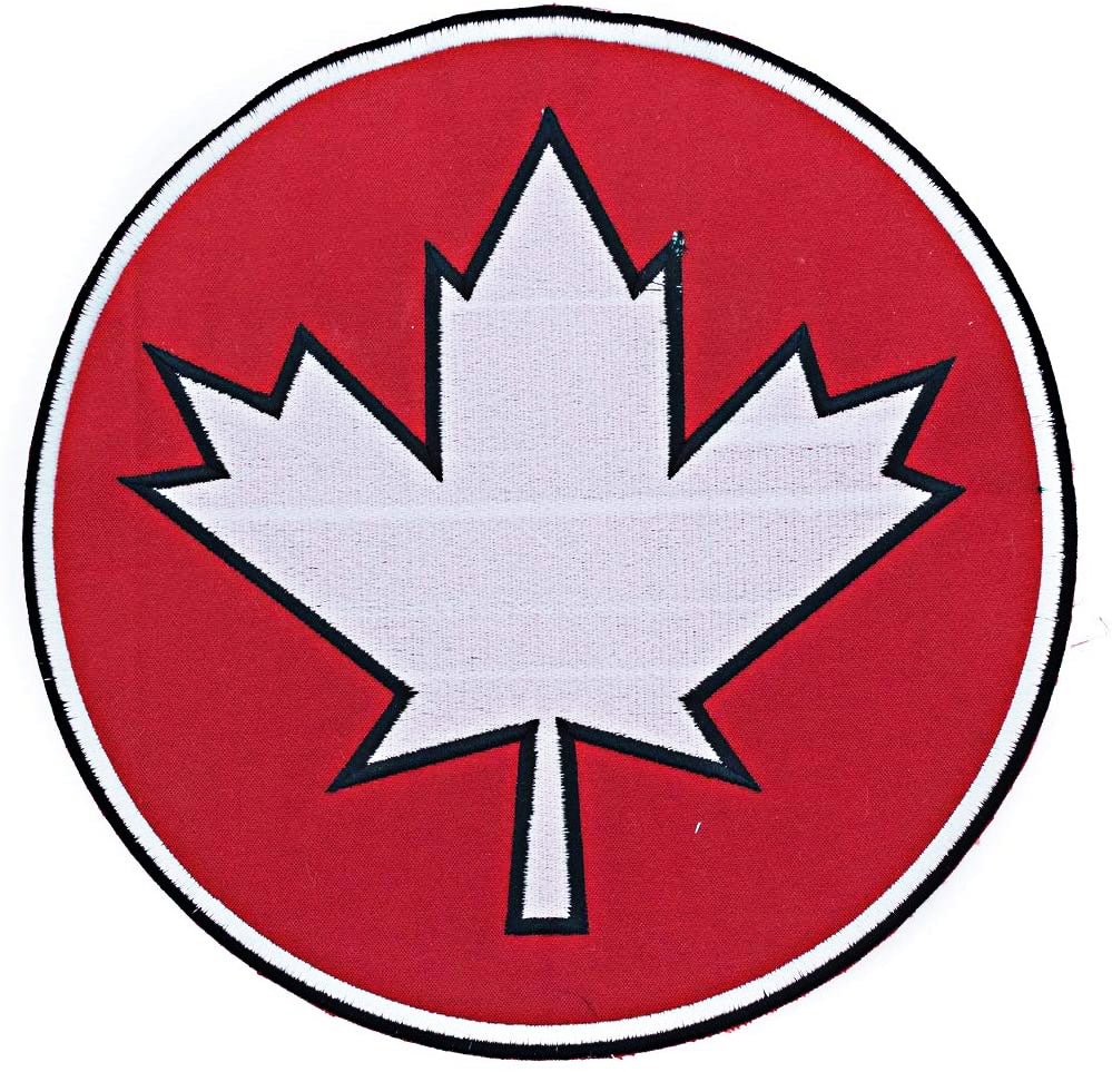 Canada Round Center Back Patch for Biker Vest