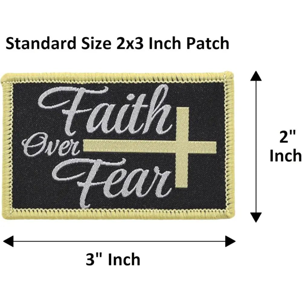 Christian Morale Patch 4-Pack Woven Military Applique | Custom D9