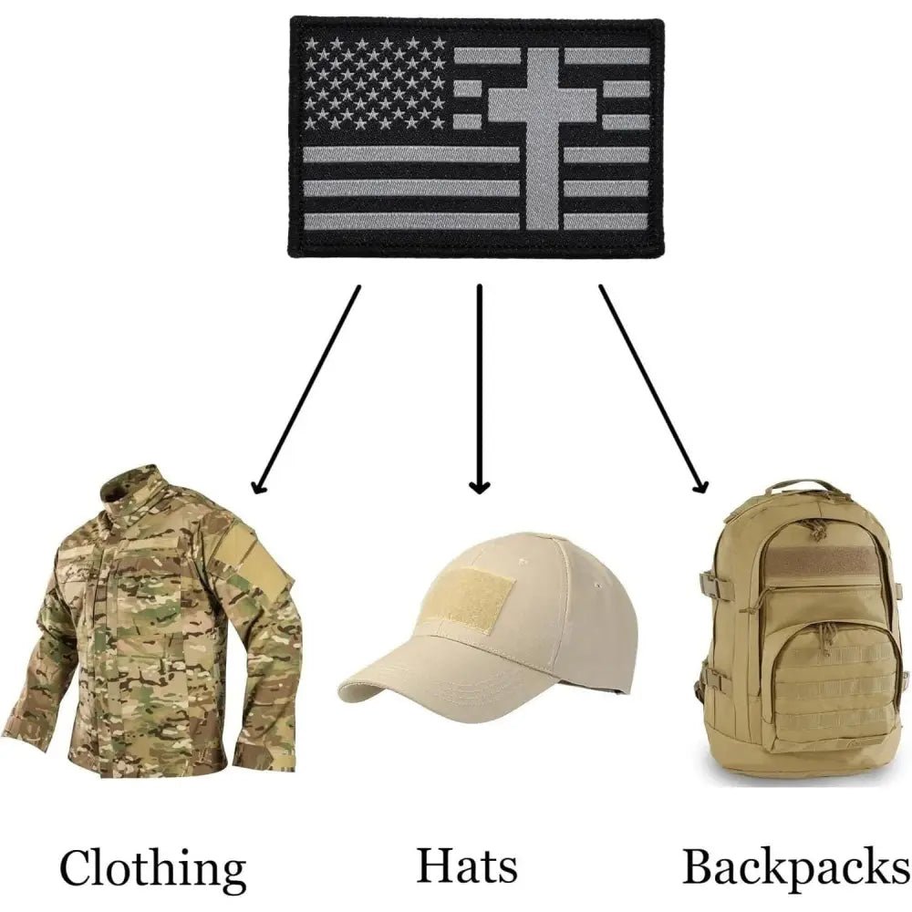 Christian Morale Patch 4-Pack Woven Military Applique | Custom D9
