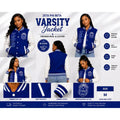 Classic Zeta Phi Beta Varsity Jacket: Vintage Style Wool & Jacket Leather VarsityJacket Ready To Ship Custom Orders Group discount available