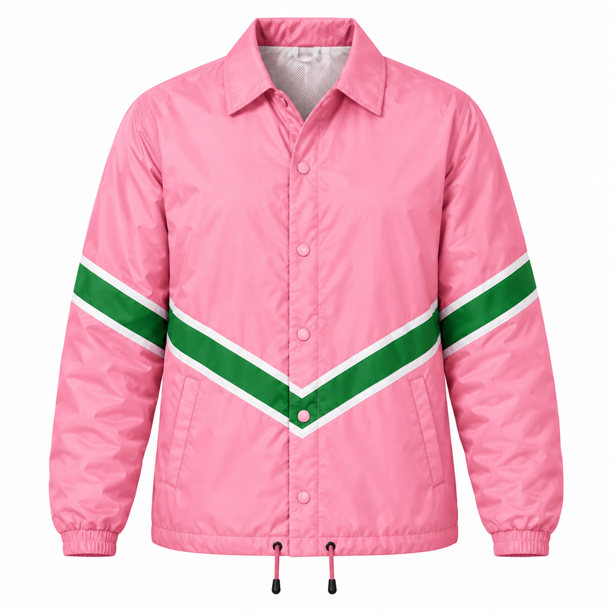 Custom AKA line coach jacket base - embroidery selected after purchase