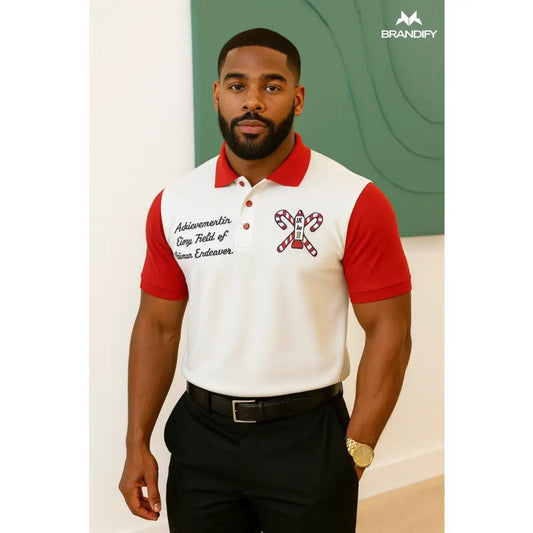 Custom ΦΝΠ Canes White Polo | Custom D9