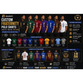 Custom Fraternity Polo Shirt Bulk Discount Greek Apparel Line Name Number Chapter Crossing Year Custom Embroidered Polo Shirt for chapters