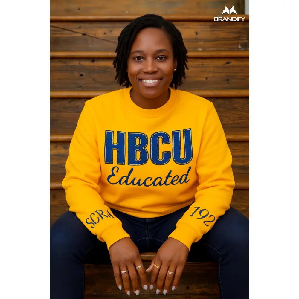 Custom HBCU SGRho Chenille Sweatshirt | Custom D9