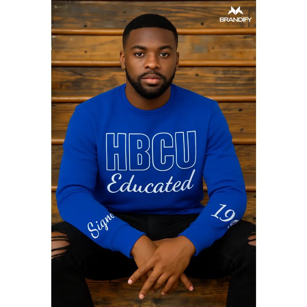 Custom HBCU Sigma Chenille Sweatshirt | Custom D9