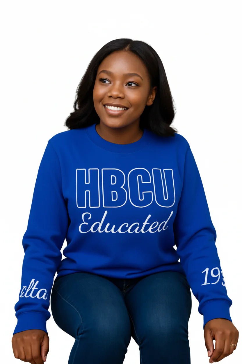 Custom HBCU Zeta Chenille Sweatshirt | Custom D9
