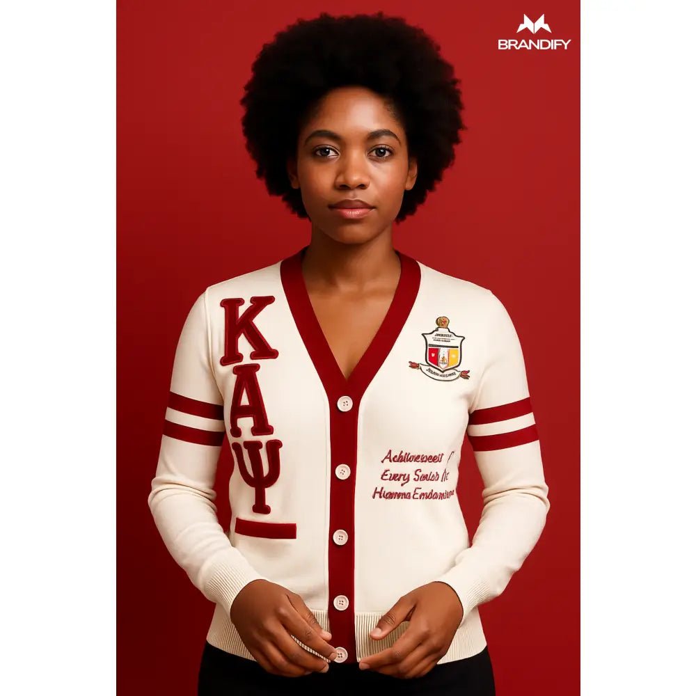 Custom Kappa Cream Cardigan | Custom D9