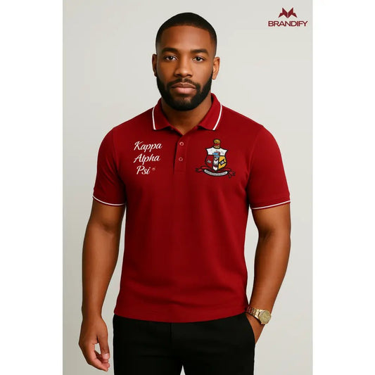 Custom Kappa Crimson/Red Polo | Custom D9
